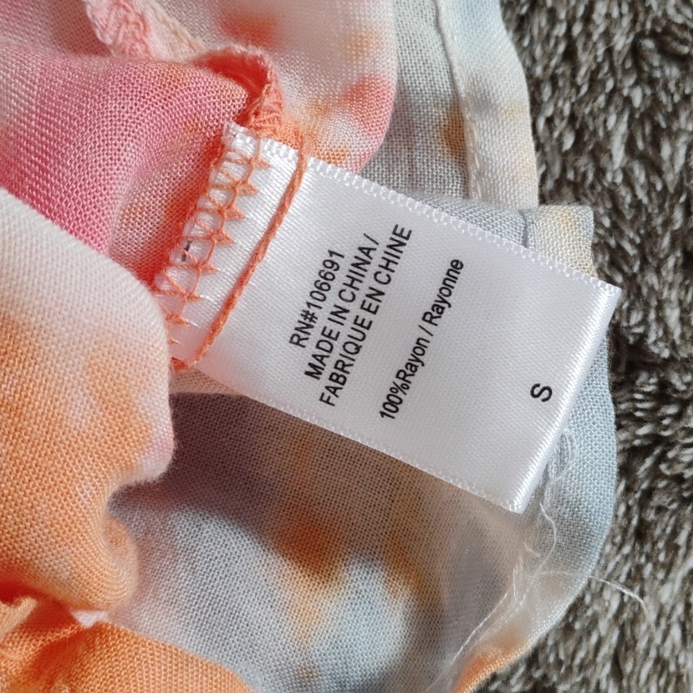 Young Fabulous & Broke Carmen Tie Dye Beach Wrap - Picture 7 of 8